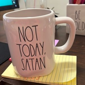 Rae Dunn Not Today, Satan mug